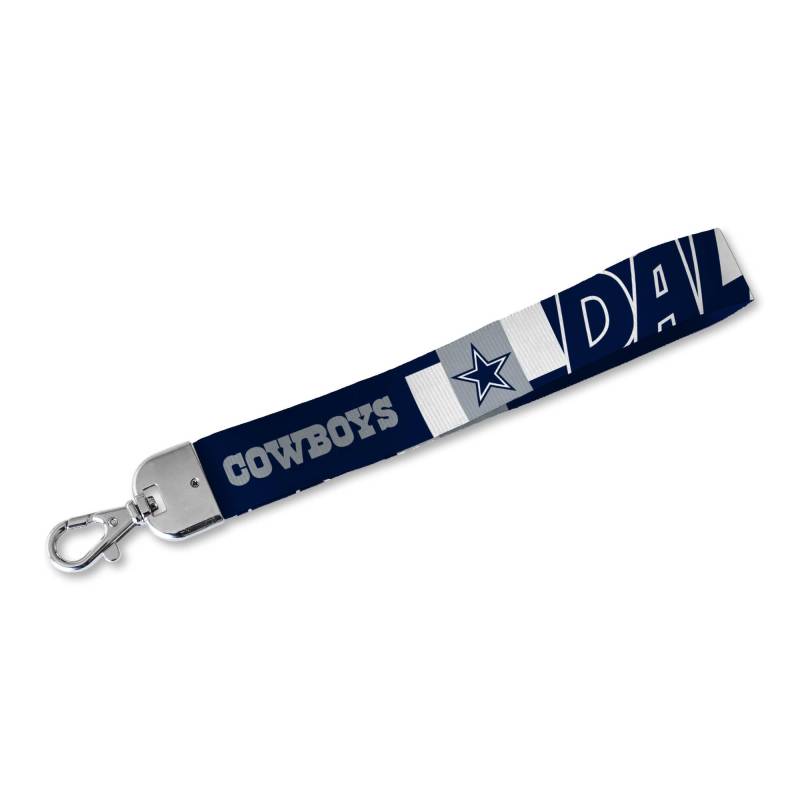 Rico Industries NFL Football Dallas Cowboys Handgelenk-Schlüsselband, niedlicher Handgelenkriemen, Schlüsselanhängerhalter für Damen und Herren, Autoschlüssel, Ausweise, Karten, Geldbörse, Telefon, von Rico Industries