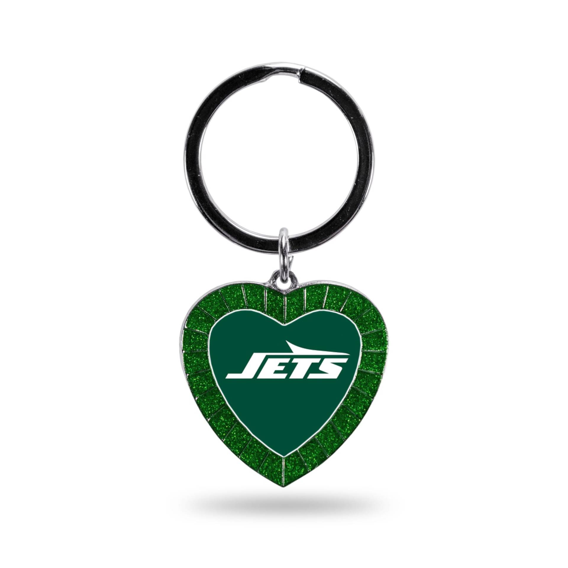 Rico Industries NFL Football New York Jets Schlüsselanhänger mit Strasssteinen, Grün von Rico Industries