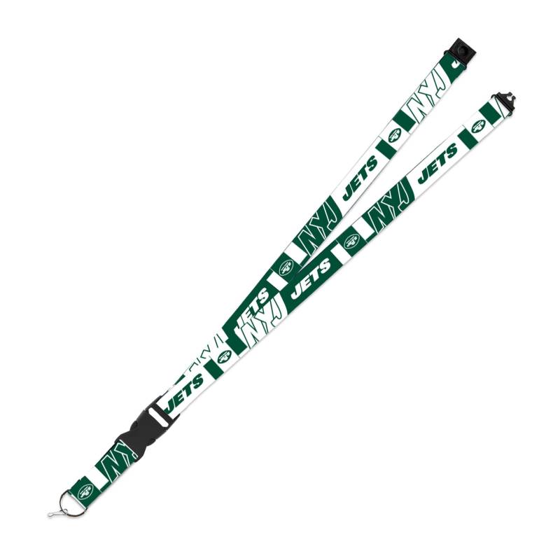 Rico Industries NFL Football New York Jets Umhängeband mit Sicherheitsverschluss, Unisex, 48,3 x 2,5 cm, Flash von Rico Industries