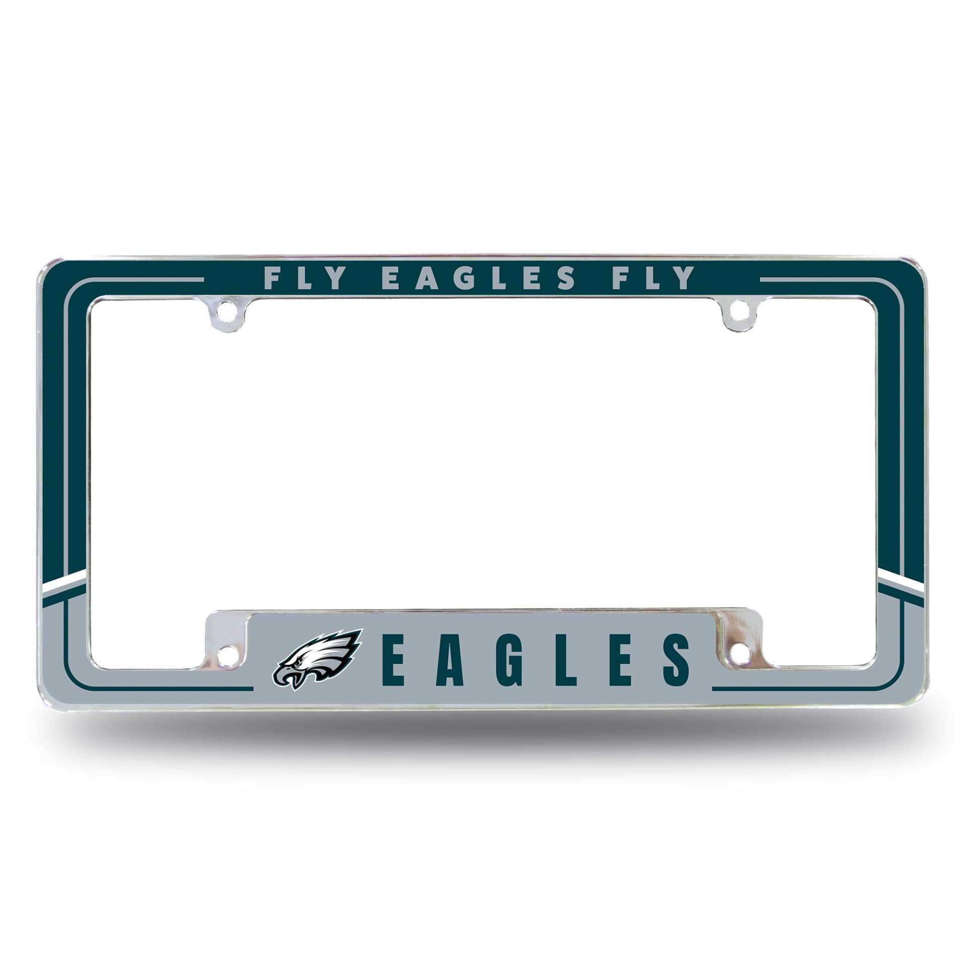 Rico Industries NFL Football Philadelphia Eagles zweifarbig, 30,5 x 15,2 cm, Chrom, für Auto/LKW/SUV von Rico Industries