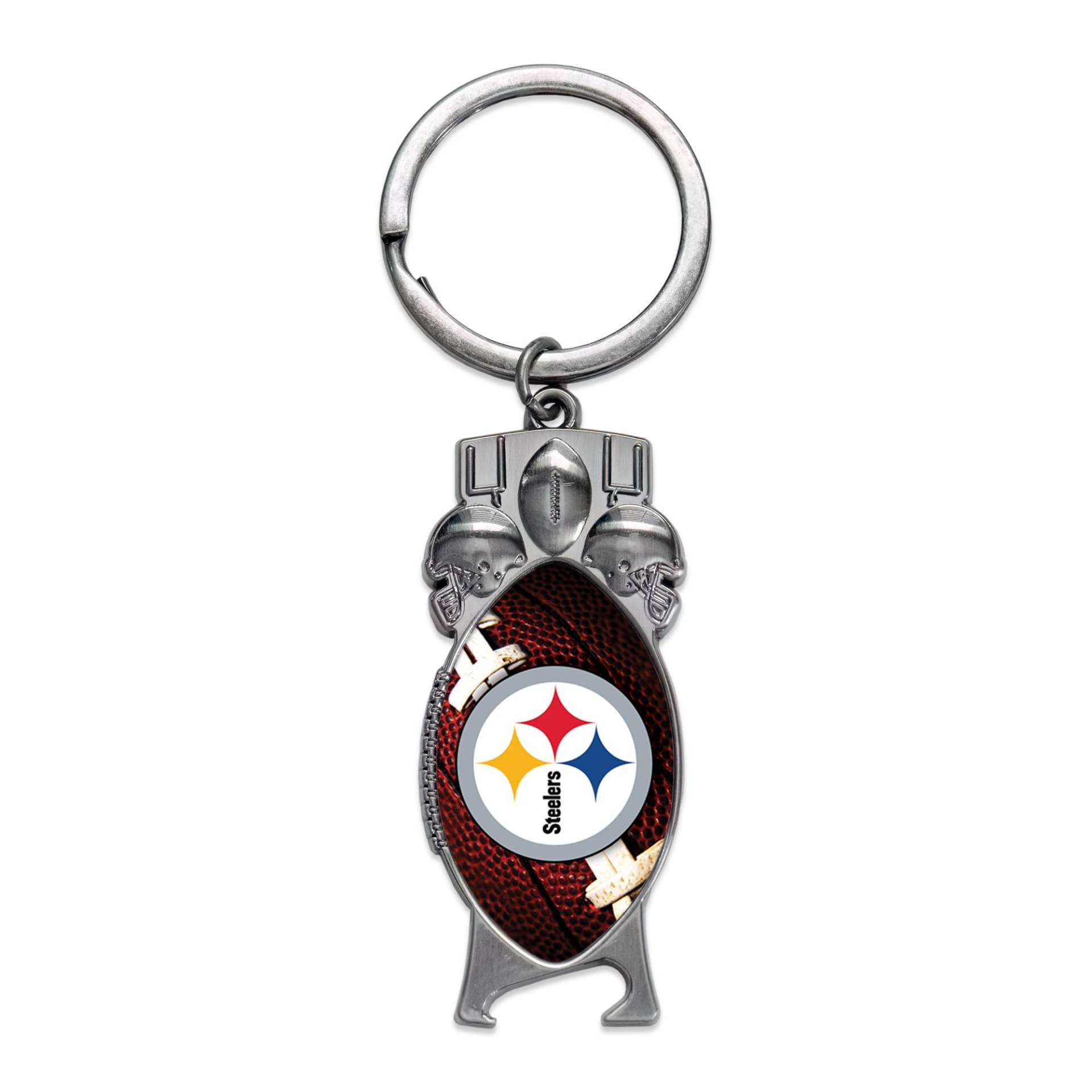 Rico Industries NFL Football Pittsburgh Steelers geformter Flaschenöffner, Schlüsselanhänger, tolles Geschenk von Rico Industries