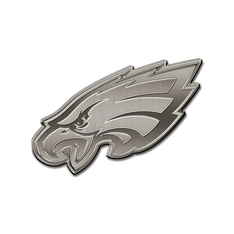 Rico Industries NFL Philadelphia Eagles Antik Auto Emblem Antik Nickel Auto Emblem für Auto LKW SUV von Rico Industries