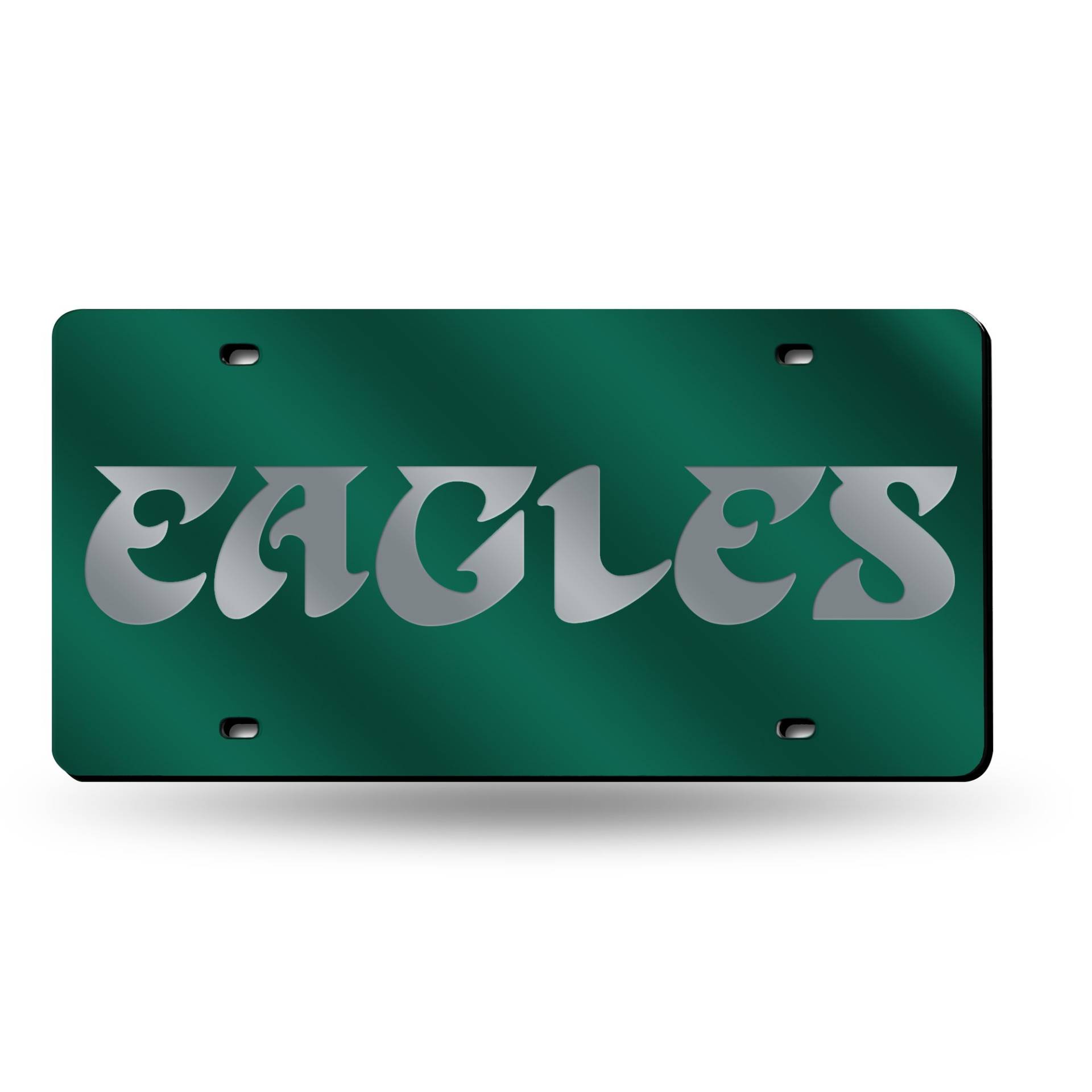 Rico Industries NFL Philadelphia Eagles Green Retro 30,5 x 15,2 cm lasergeschnittenes Etikett für Auto/LKW/SUV – Auto-Dekor von Rico Industries