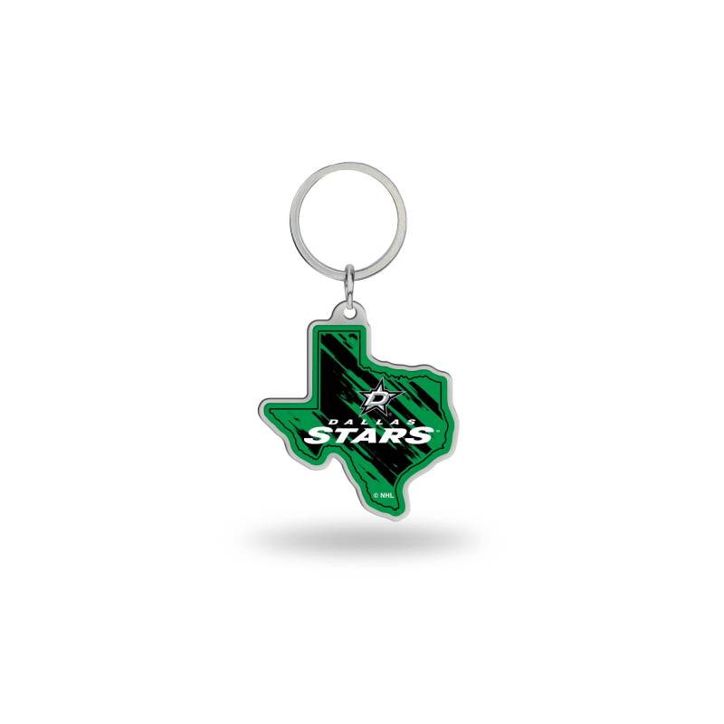 Rico Industries NHL Hockey Dallas Stars State Shape Schlüsselanhänger von Rico Industries