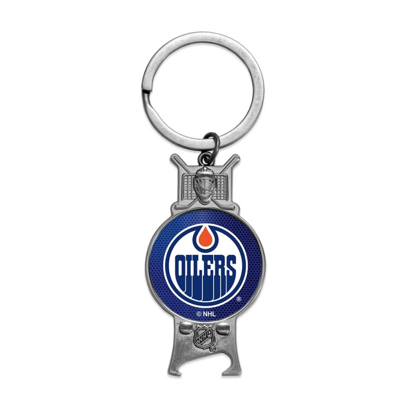 Rico Industries NHL Hockey Edmonton Oilers geformter Flaschenöffner, Schlüsselanhänger, tolles Geschenk von Rico Industries