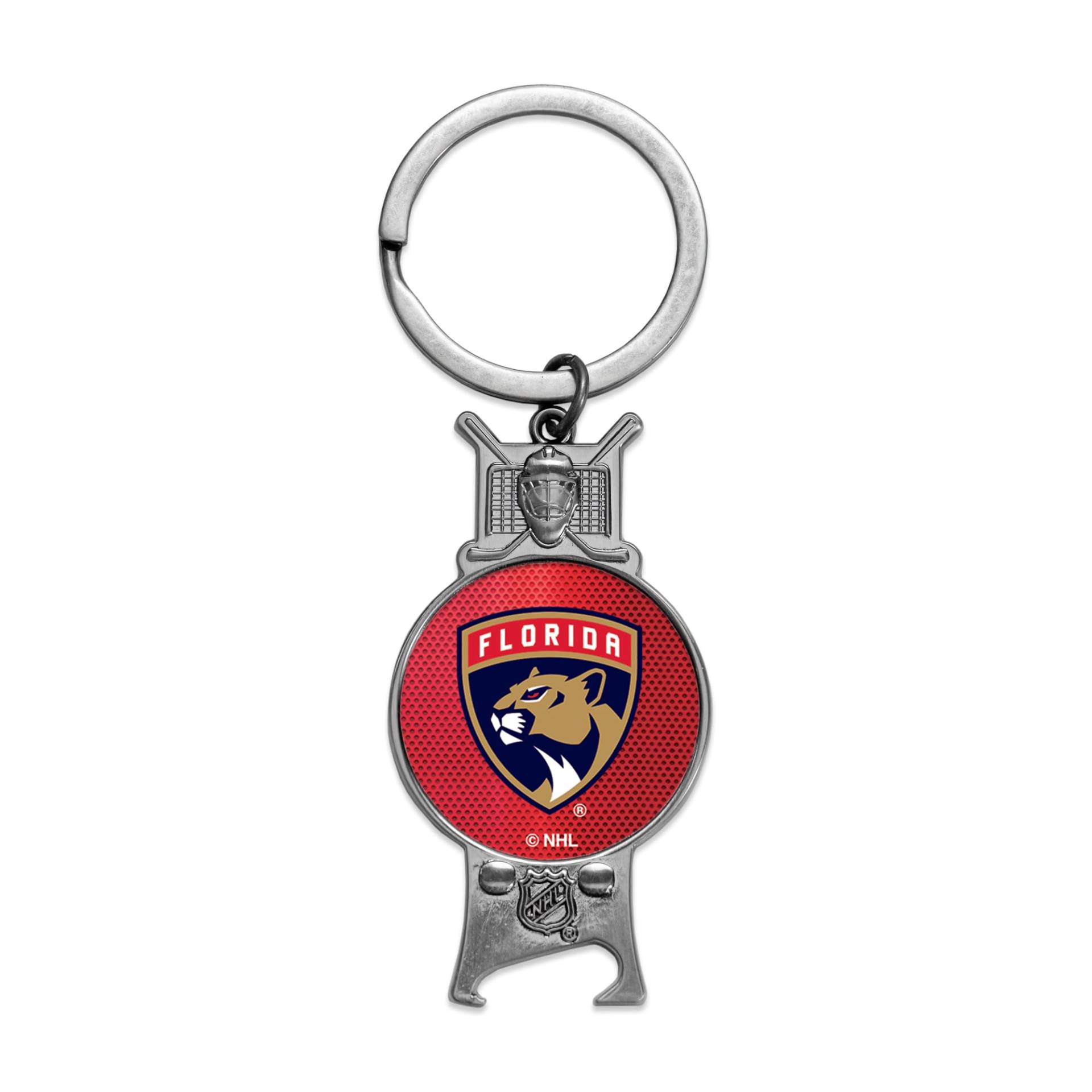 Rico Industries NHL Hockey Florida Panthers geformter Flaschenöffner, Schlüsselanhänger, tolles Geschenk von Rico Industries