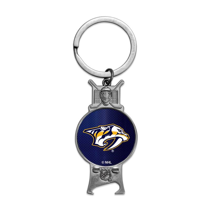 Rico Industries NHL Hockey Nashville Predators geformter Flaschenöffner, Schlüsselanhänger, tolles Geschenk von Rico Industries