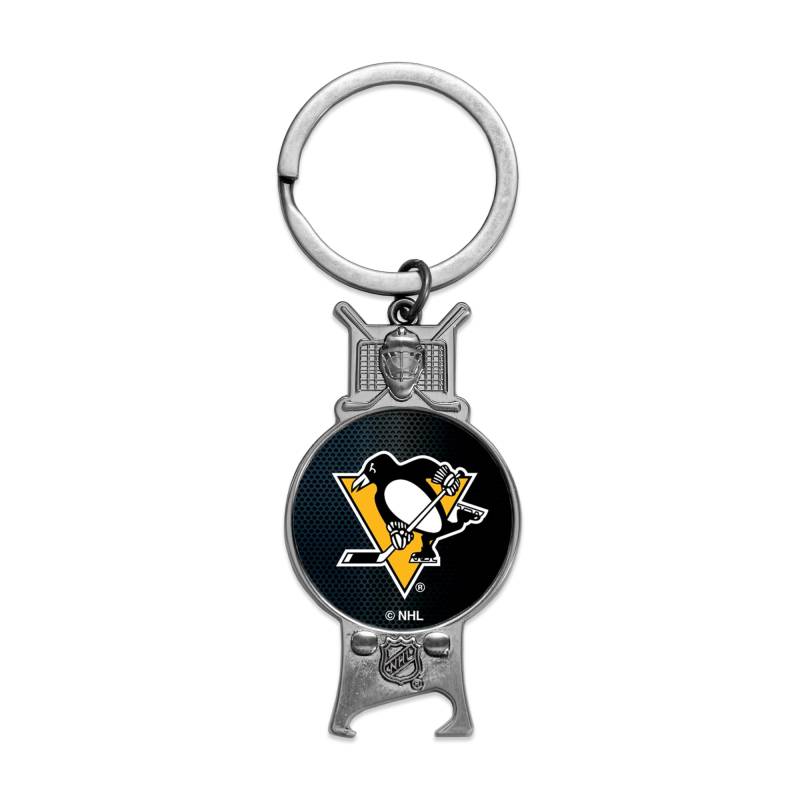 Rico Industries NHL Hockey Pittsburgh Penguins geformter Flaschenöffner, Schlüsselanhänger, tolles Geschenk von Rico Industries