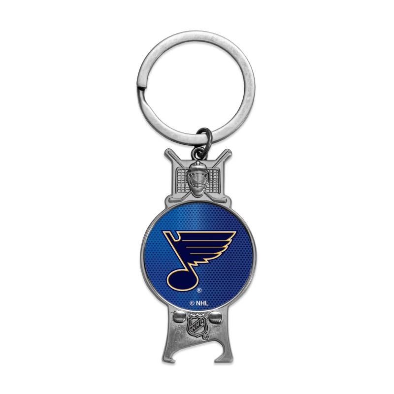 Rico Industries NHL Hockey St. Louis Blues geformter Flaschenöffner, Schlüsselanhänger, tolles Geschenk von Rico Industries