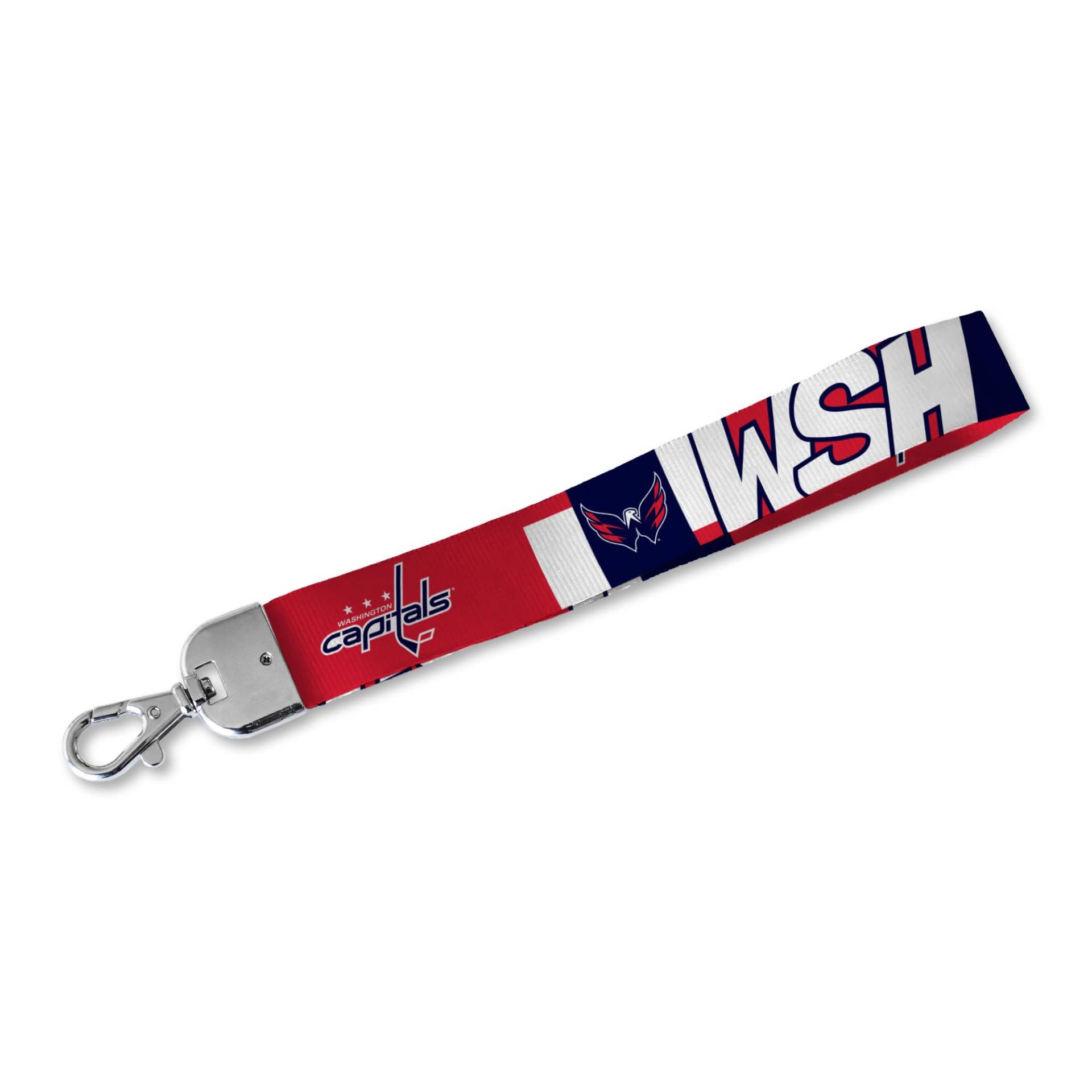 Rico Industries NHL Hockey Washington Capitals Standard-Handgelenk-Schlüsselband, niedlicher Handgelenkriemen, Schlüsselanhänger für Damen und Herren, Autoschlüssel, Ausweise, Karte, Geldbörse, von Rico Industries