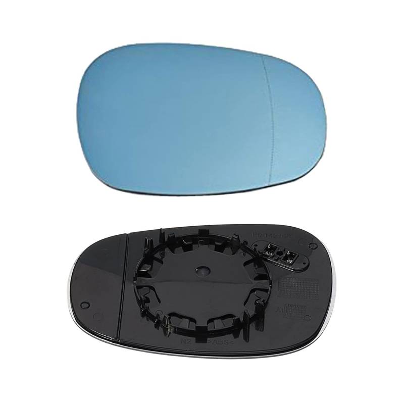 Ricoy Für E81 E88 E90 E91 E92 116i 2009-2012 OEM Türspiegelglas - Beheizt (Blaues Glas) (Rechts) von Ricoy