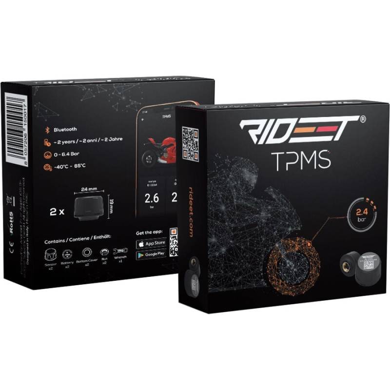 Rideet Reifendruckkontrollsystem TPMS von Rideet