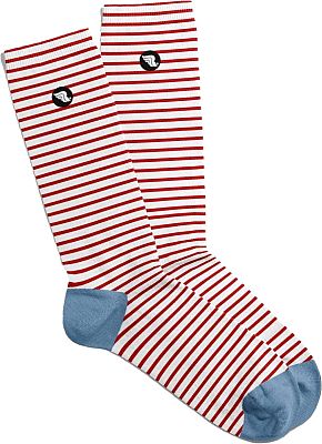 Riding Culture Fun, Socken Unisex - Rot/Weiß/Hellblau - 40-43 EU von Riding Culture