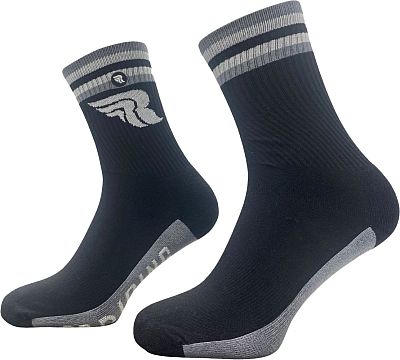 Riding Culture Go Riding, Socken Unisex - Schwarz/Hellgrau/Weiß - 36-39 EU von Riding Culture