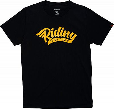 Riding Culture RC5008 Wings, T-Shirt - Schwarz/Gelb - M von Riding Culture