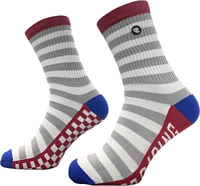 Riding Culture Racing LT, Socken Unisex - Weiß/Grau/Rot/Blau - 23-26 EU von Riding Culture