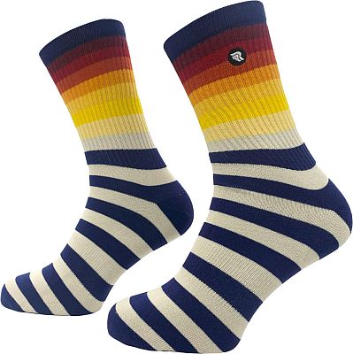 Riding Culture Rainbow LT, Socken Unisex - Weiß/Blau/Rot/Gelb - 23-26 EU von Riding Culture