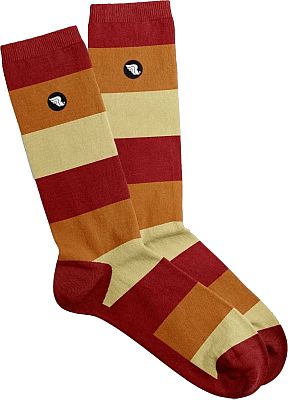 Riding Culture Stripes, Socken Unisex - Gelb/Orange/Rot - 40-43 EU von Riding Culture