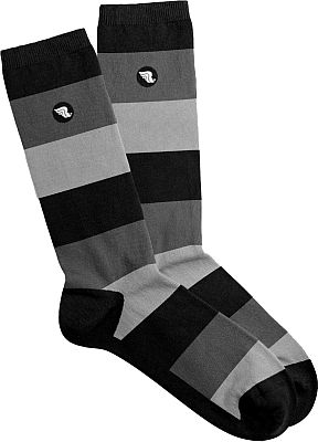 Riding Culture Stripes, Socken Unisex - Hellgrau/Grau/Schwarz - 40-43 EU von Riding Culture