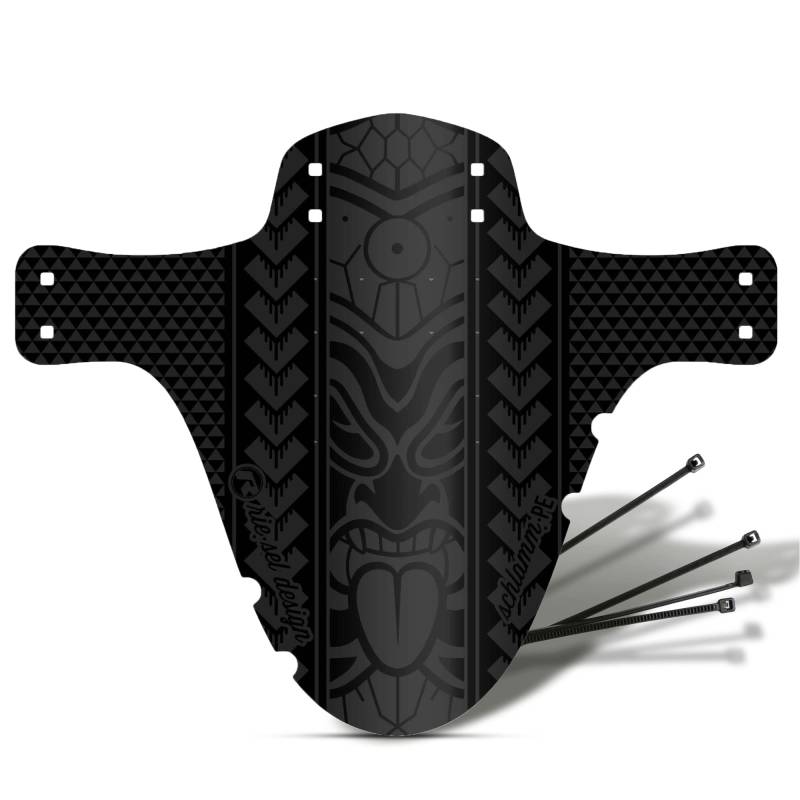 Riesel Design 1x Mudguard - Schlamm:PE - MTB Schutzblech inkl. Kabelbinder/Stylisches Fahrrad Schutzblech & modernes Mountainbike Schutzblech für Jede Fahrradgröße von Rie:Sel Design