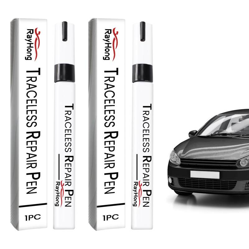 Lackstift Schwarz 2 Stück Auto Lackstift Schwarz Lackstift Auto Schwarz Lackstifte für Auto Kratzer Lackreparaturstift Auto Reparatur Lack zur Reparatur von Steinschlägen und Kratzern (Schwarz) von Rienan