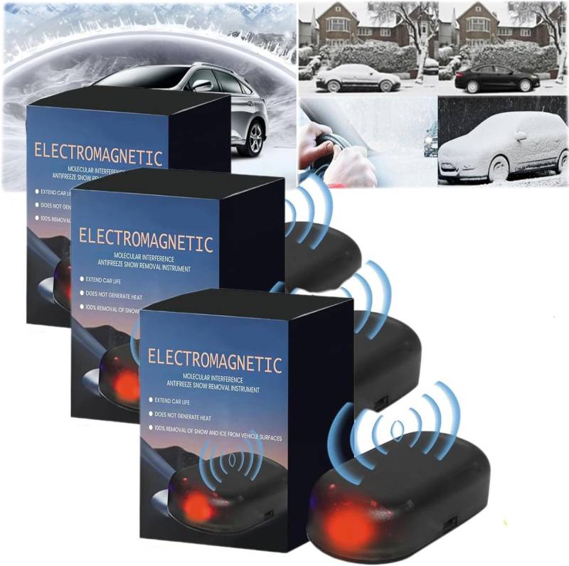 Electromagnetic Wave Anti Freezing and Snow Removal Device,2025 New Antifreeze Snow Removal Device,Anti-Freeze Electromagnetic Car Snow Removal Device,Antifreeze Snow Removal Instrument (3 Pcs) von Rietoiu