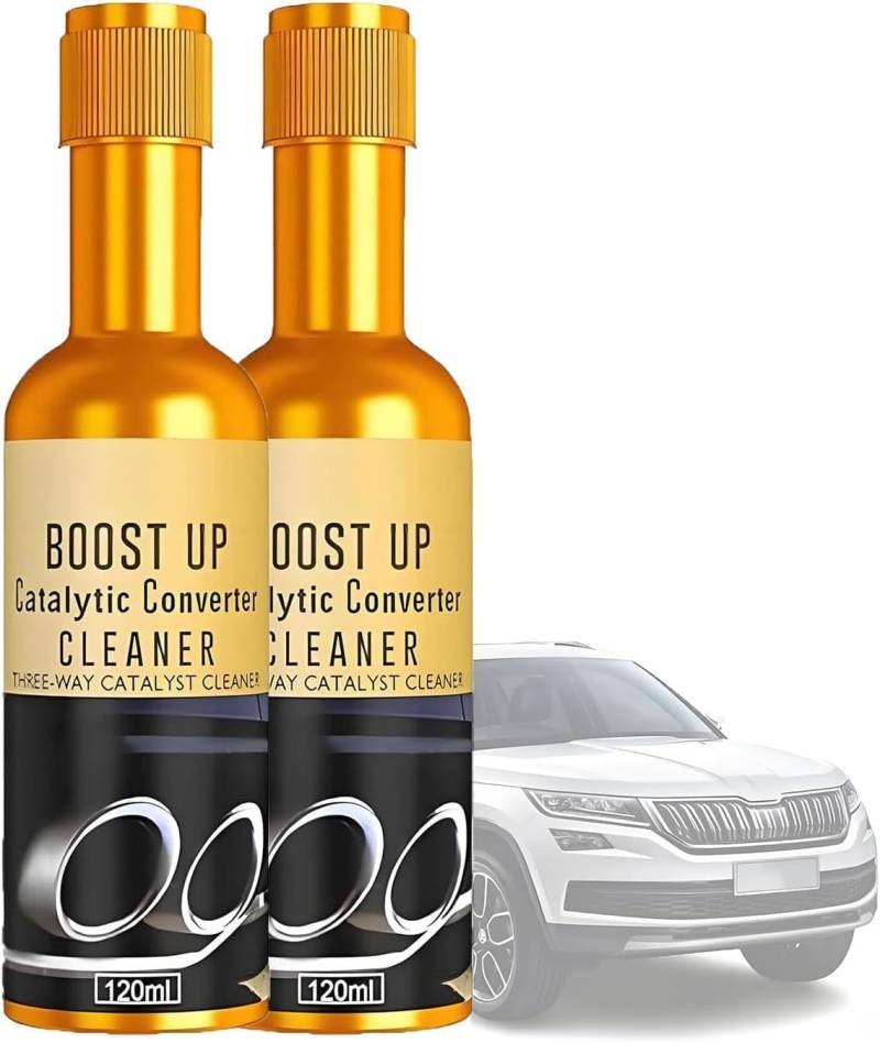 Glamatic Catalytic Cleaner,Glamatic Boost Up Catalytic,Fuel and Exhaust System Cleaner,Catalytic Converter Cleaner,Easy to Clean Car Cleaner Catalyst,Auto Fuel and Exhaust Pipe Carbon Additive (2 Pcs) von Rietoiu