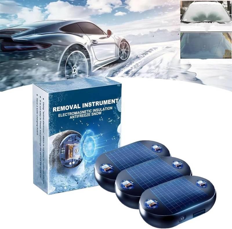 [Upgrade Solar Drive] Anti-Freeze Electromagnetic Car Snow Removal Device,Antifreeze Snow Removal Instrument,Portable Kinetic Molecular Heater,Cordless Anti-Freeze Car Snow Removal Device (3Pcs) von Rietoiu