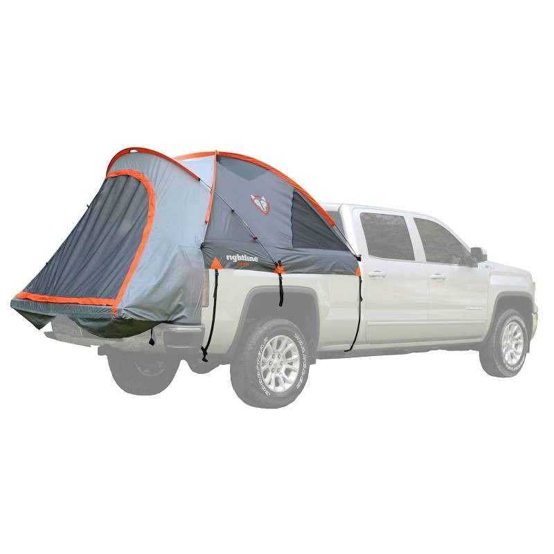 Rightline Gear Uni – Erwachsene Mid Size Short Truck Tent (5') Mittelgroßes Kurzbett-LKW-Zelt (1,52 m) – Hochbett, GRAU, 5 Foot-Tall Bed von Rightline Gear