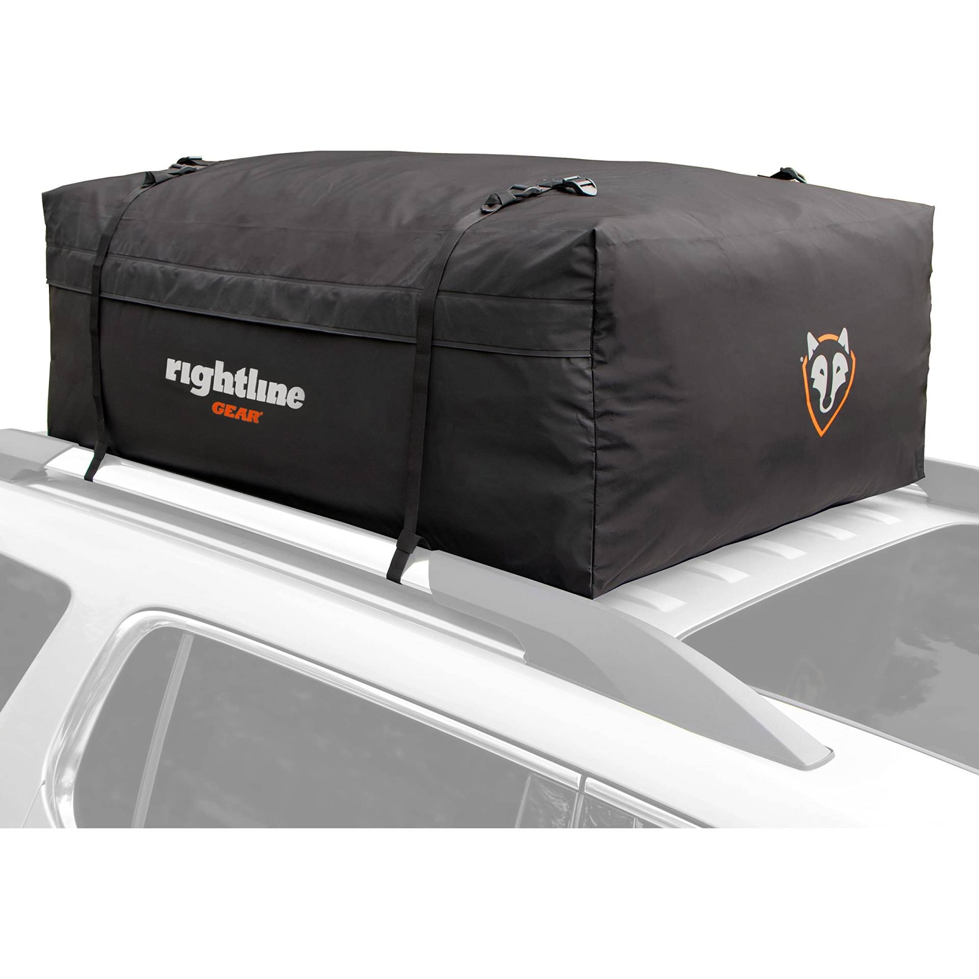 Rightline Gear Range 3 wetterfester Dachgepäckträger-Tasche für das Fahrzeugdach, Befestigung mit oder ohne Dachträger, 510 Liter, schwarz von Rightline Gear