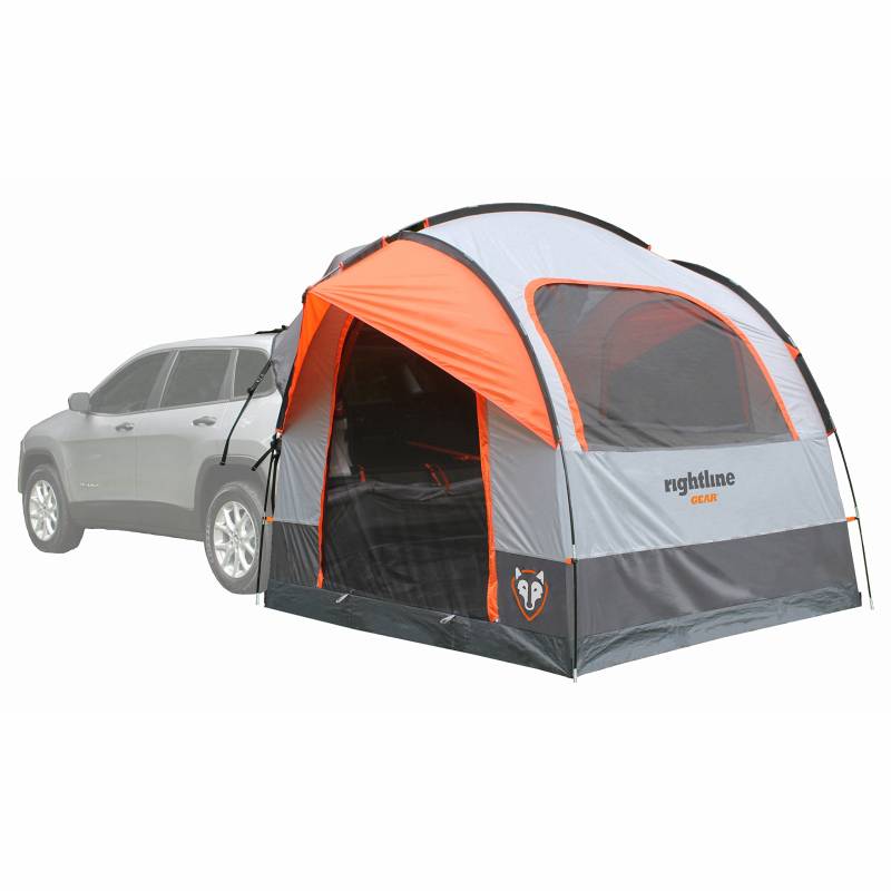 Rightline Gear Unisex-Erwachsene 110907 SUV Zelt, Orange/Abendrot im Zickzackmuster (Sunset Chevron), 8’ W x 8’ L x 7.2’ H von Rightline Gear