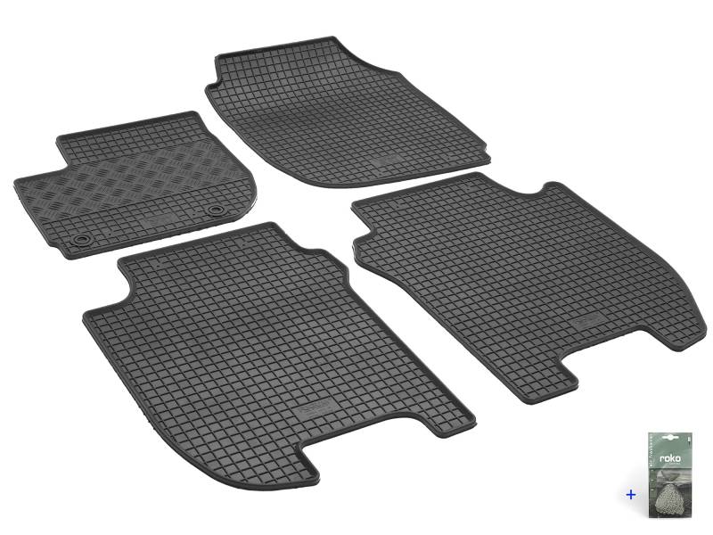 Auto Fußmatten Gummimatten Rigum geeignet für Honda Jazz 2015-2020 Passgenau + Auto Duft/BesteKauf von Rigum