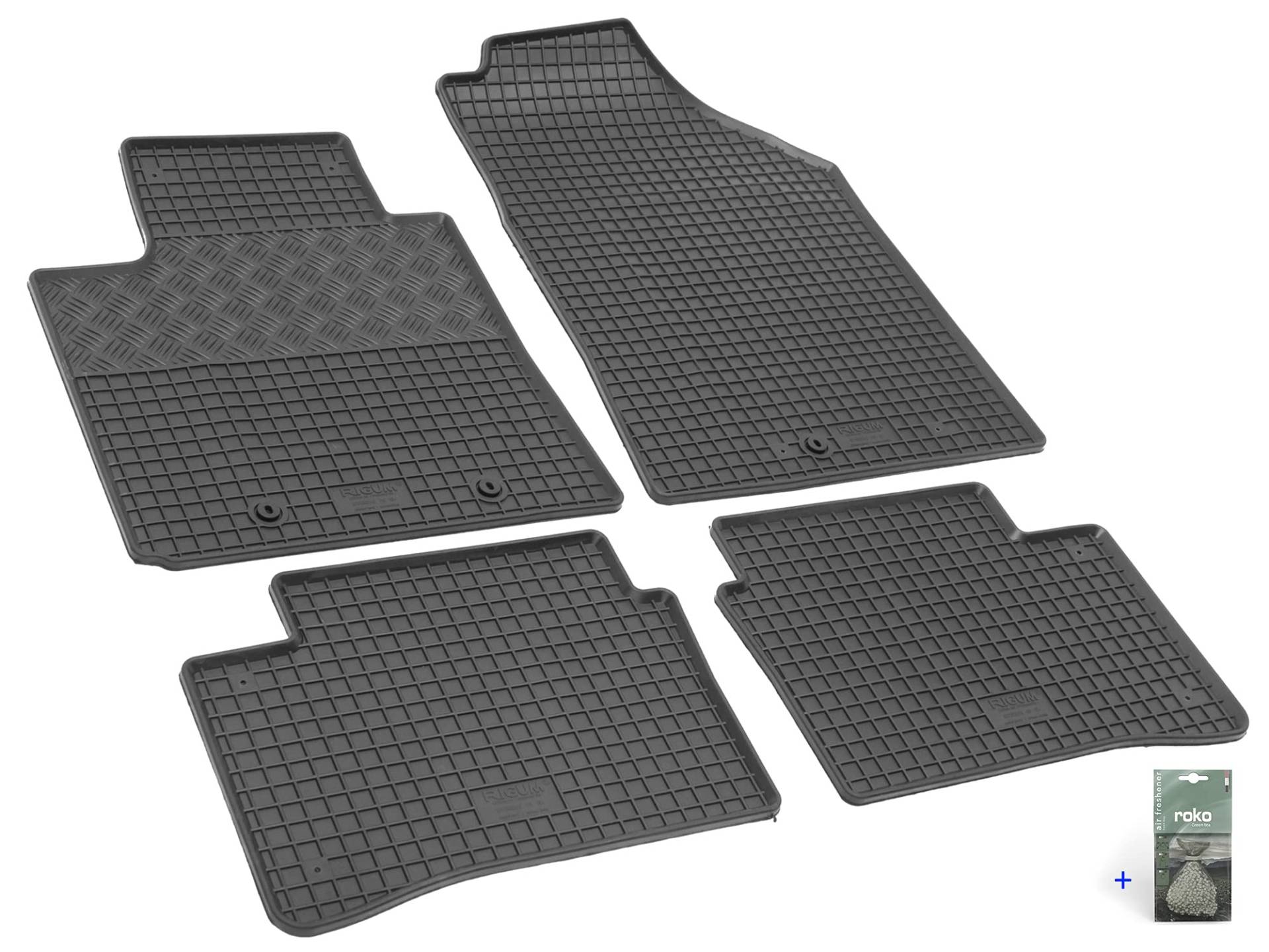 Auto Fußmatten Gummimatten Rigum geeignet für Hyundai i10 ab 2019 Passgenau + Auto Duft/BesteKauf von Rigum