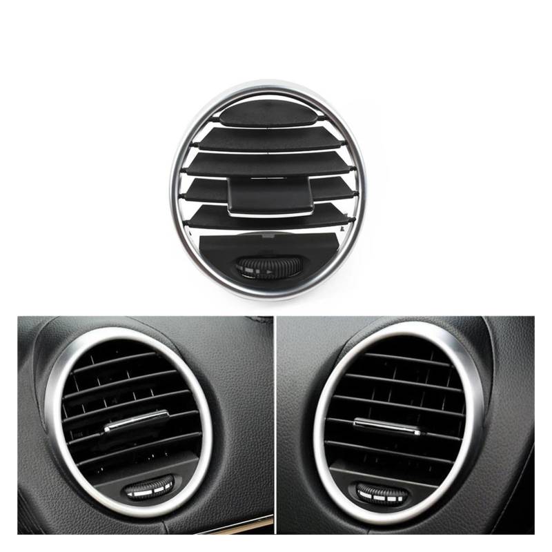 RijPex Auto Vorne Links Rechts Zentrale AC Air Vent Grille Outlet Abdeckung Panel Trim Kompatibel Mit Mercedes W164 M ML GL 300 350 450 500 2005-2012 (Color : Black L OR R 1PC) von RijPex