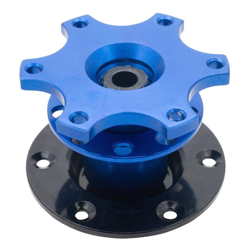 Auto-Lenkrad Schnellwechsel-Nabe Universal Racing/Rally/Motorsport Boss Hub Lenkrad-Anpassung (blau) von Riloer