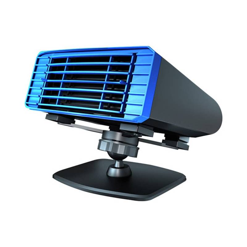 12V 150W Auto Heizlüfter Defroster, Riloer Tragbare Anti-Fog 2-In-1 Heizung/Kühlung Mini-Autoheizung, 360° Drehbare Windschutzscheibe Demister Fenster Lüfter, Auto Winter Windschutz Demister von Riloer