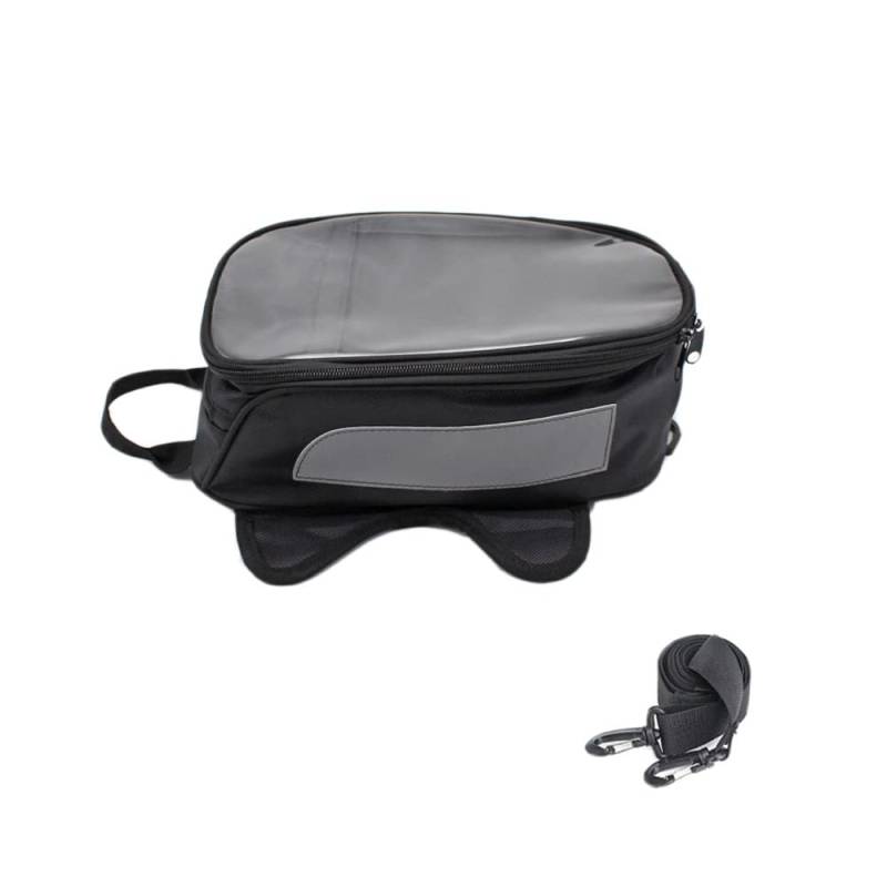 Riloer 1x Motorrad Tankrucksack, OxF-0RD Tuch wasserdicht für die meisten Motorräder, 31 * 20 * 11cm Schwarz von Riloer