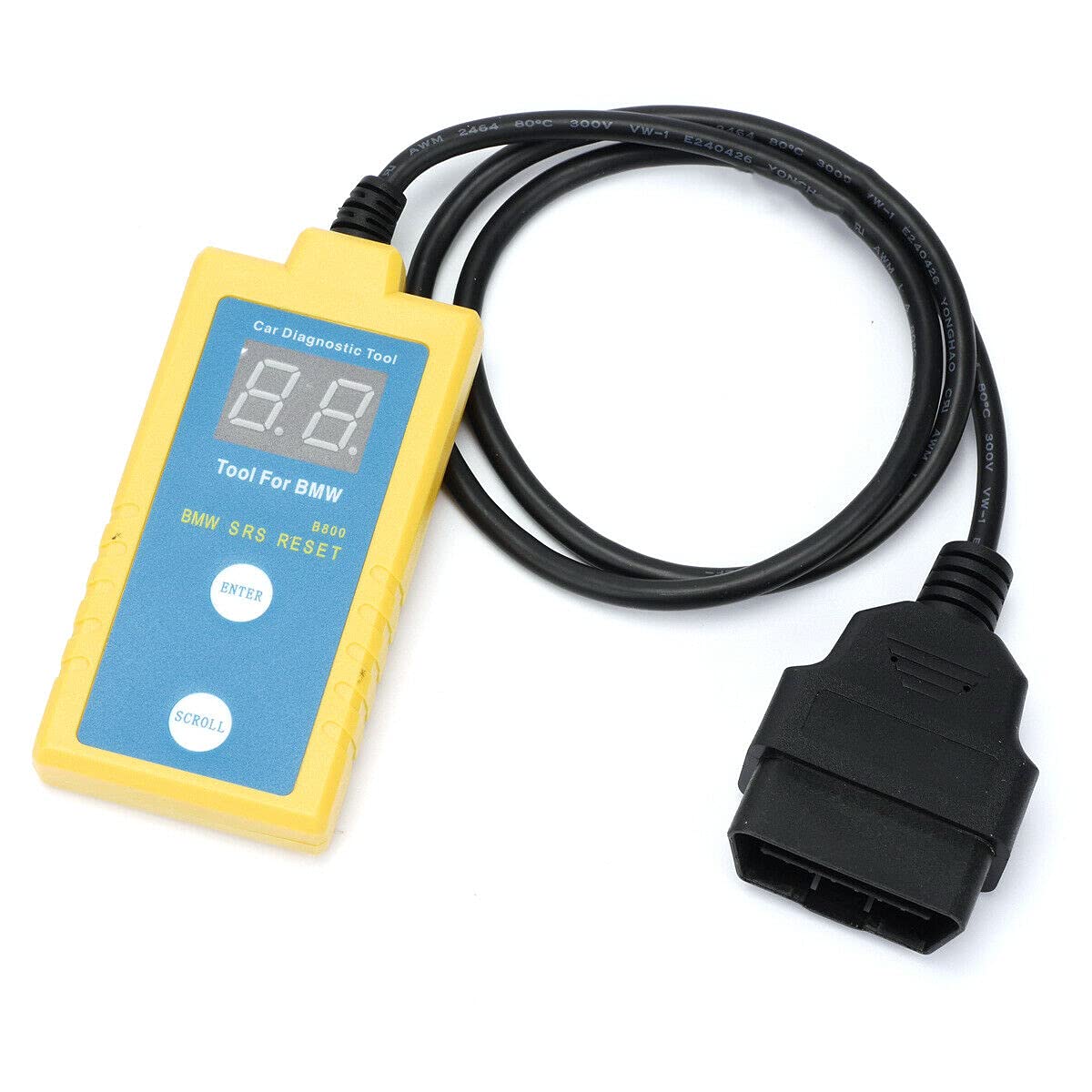 Riloer Airbag Reset Tool B800 SRS OBDII 20PIN Diagnosescanner für BMVV 1994–2003 E36 E46 Z3 Z4 X5 von Riloer