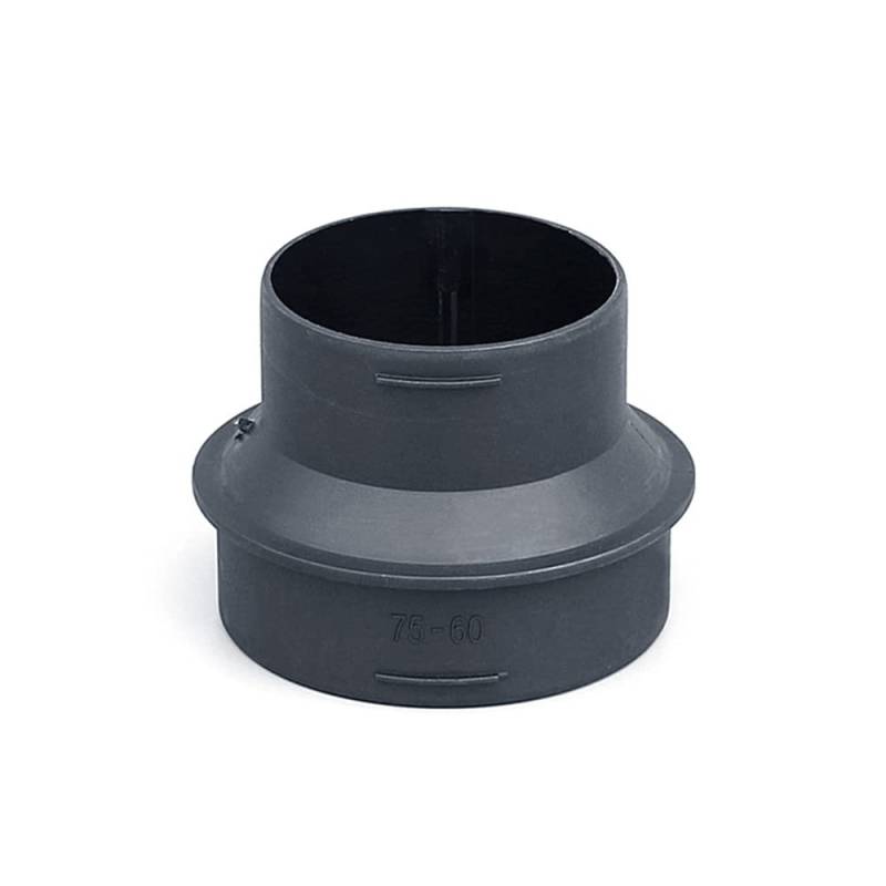 Riloer Heizungskanal Adapter 60 mm auf 75 mm Heizungskanal Adapter Reduzierstück Anschluss Luftheizungskanal Rohr von Riloer