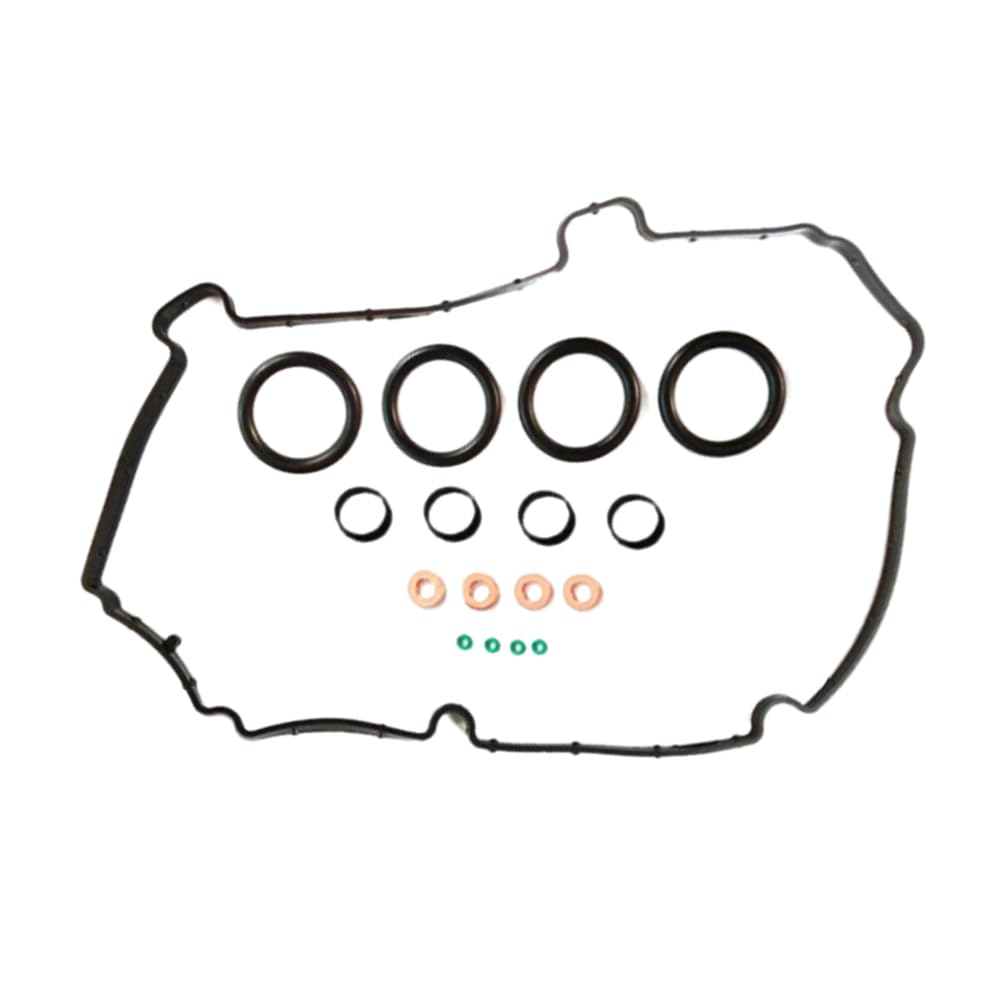 Riloer Injektor-Dichtungssatz, Kraftstoffeinspritzdüsen-Dichtungssatz, Dichtungsscheibe für Benzineinspritzdüsen, kompatibel mit Ford Fiesta MK5 1.4 TDCi, 1348623 1148106 von Riloer