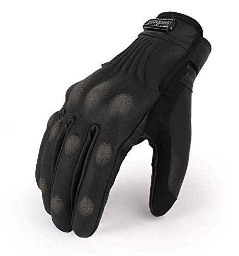 Riloer Motorradhandschuhe Streetbike Vollfinger Winterhandschuhe Motorrad Motocross Sporthandschuhe Berührungserkennung Warme wasserdichte Motorradhandschuhe XL von Riloer