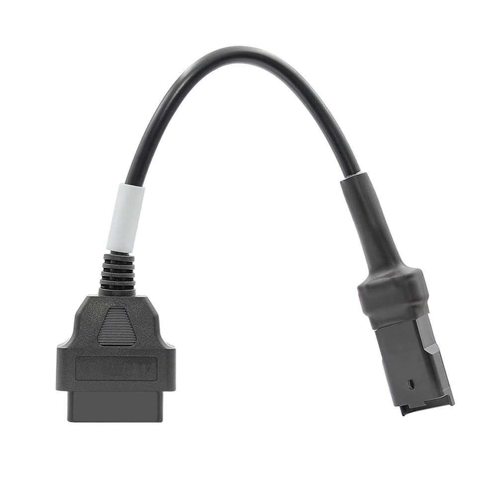 Riloer OBD Motorrad Kabel für Du-cati 4 Pin Stecker Kabel Diagnosekabel, 4Pin Adapter Motorradzubehör von Riloer