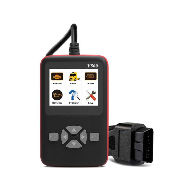 Riloer OBD2-Scanner, Auto-Motorsystem-Diagnose-Scan-Tool OBD-II EOBD-Fehlercodeleser für Getriebe-Dashboard-Getriebefahrzeuge von Riloer