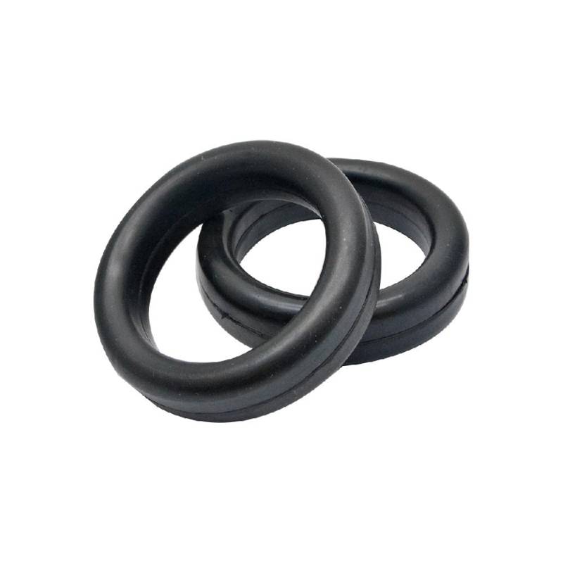 Riloer Universal Montagehalterung Auspuffgummi Satz Haltering Abgasanlage O-Ring 50mm, O-Ring 50mm I.D Universal Montagehalterung für Auspuffgummi Montage Vorne Schwar von Riloer