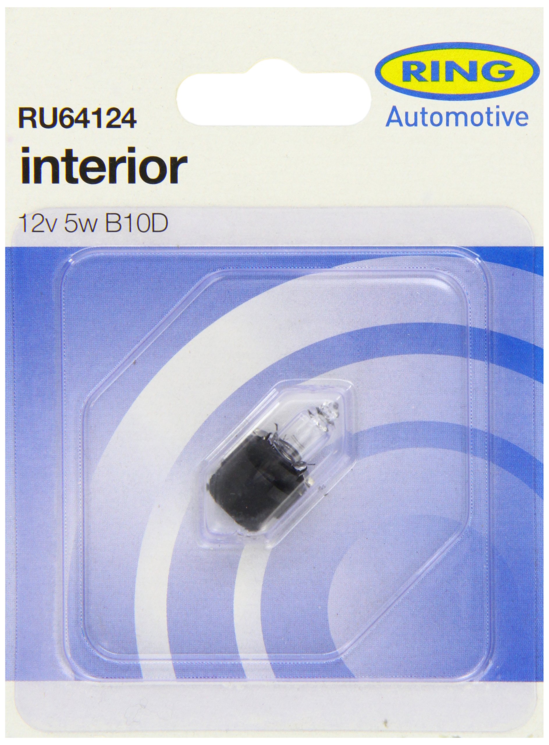 Ring Automotive Armaturenbeleuchtung RU64124, 12°V, 5°W, B10D (Schwarzer Sockel) von Ring