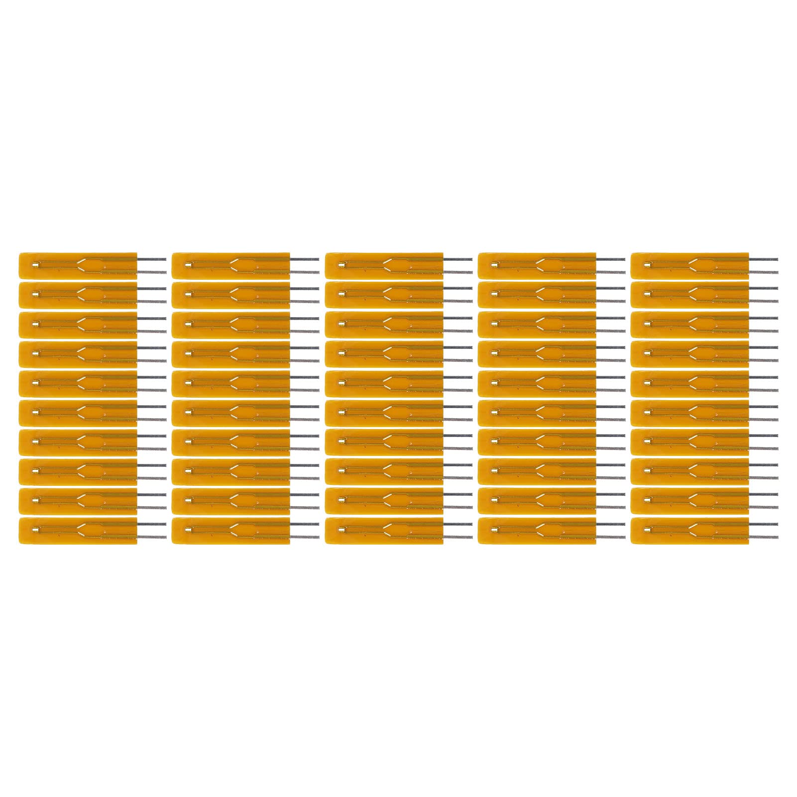 Risegun Dünnschicht-Thermistor, Dünnschicht-Thermistor, MF55 B3950, isolierter Thermowiderstand für Kommunikationsnetzwerk, 502F, 5 K, 50 Stück von Risegun