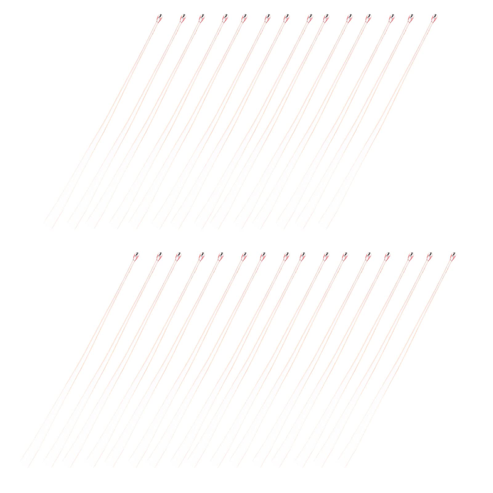Risegun Einkopf-Thermistor MF51 Einzelkopf-Glased-NTC-Thermistor 502F B3950 L65 5K, 30 Stück, hochtemperaturbeständiger Thermowiderstand von Risegun