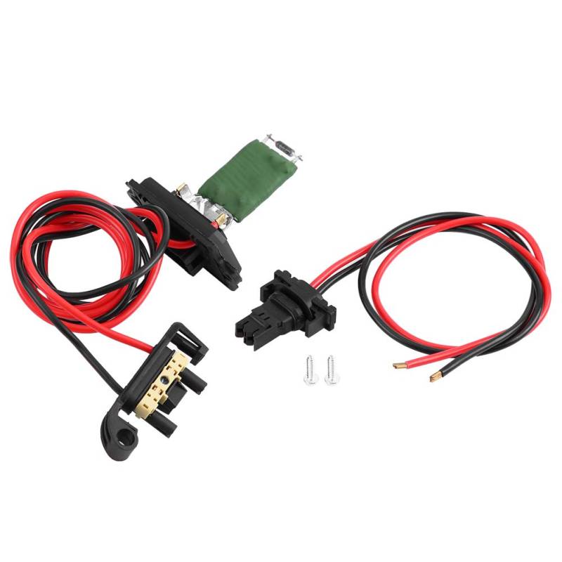 Risegun Gebläsemotorwiderstand Heizungsgebläse Gebläsemotorwiderstand Gebläsesteuerwiderstand für Clio MK3 III Modus, 7701209803 von Risegun