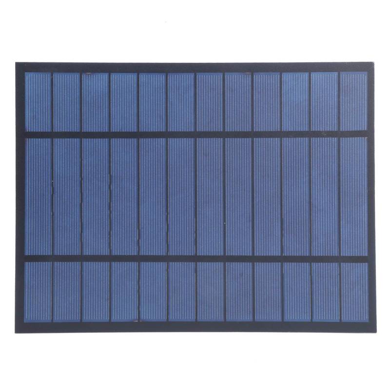 Solarpanel-Modul, DC 6 V 6 W 1 A Solarstrommodulplatine Polykristallines Silizium-Solarpanel 170 X 230 Mm von Risegun