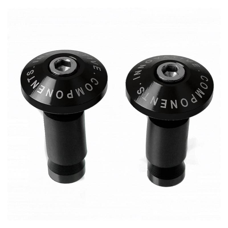 Rivimor Motorräder Sturzschutz 22mm Motorrad CNC Lenkergriffe Lenkerenden Gewichte Tipps Kappen for Su*zu&ki DRZ400SM DRZ 400SM DRZ400S DRZ 400 SM 2000-2015(Nero) von Rivimor